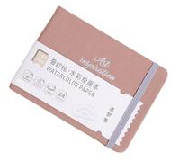 Petit carnet de croquis aquarelle 24 feuilles à couverture rigide pour artistes, papier à dessin pour voyage, dessin