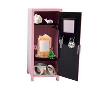 Petit casier - Coffre-fort verrouillable avec clé - Mini armoire verrouillable - pour école, maison, bureau, chambre d'enfant, chambre à coucher, salle de jeux, dortoir, salle de emmes