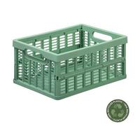 Petit casier en plastique pliant 3,5 litres - Vert