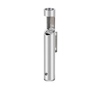 Petit cendrier mural en acier inoxydable - Élimination des mégots de cigarettes d'extérieur sans fumée pour terrasse, jardin, hôtel et zones publiques - Réceptacle debout durable et élégant