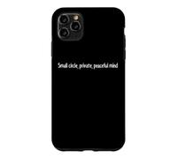 Petit Cercle Private Peaceful Mind Citation introvertie Coque pour iPhone 11 Pro Max