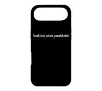 Petit Cercle Private Peaceful Mind Citation introvertie Coque pour iPhone Air