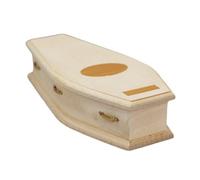 Petit Cercueil De Simulation En Bois Non Décoloré Mini Cercueil Miniature En Bois Décoration De Bricolage
