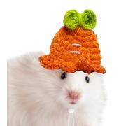 Petit chapeau de hamster - Chapeau mignon pour animal domestique - Vêtements d'animaux colorés avec cordon de serrage réglable - Accessoires de costume doux pour lézard