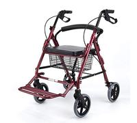 Petit chariot d'épicerie pour personnes âgées en fauteuil roulant - Chariot de marche à quatre roues - Déambulateur pliable - Déambulateur auxiliaire - Diable - Beauty Comes