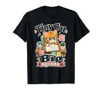 Petit Chat Grand Programme Humour Sec Quotidien T-Shirt