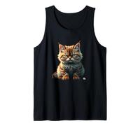 Petit chat mignon et méchant - Oeil maléfique - Animal drôle Débardeur