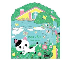 Petit Chat s'amuse - Livre d'éveil tout carton découpé en paysages - pour les bébés dès 6 mois
