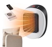 Petit Chauffage | Chauffage Céramique Rapide Avec Ventilation - Avec Minuterie Telecommande Appareil Electrique Portable,Pour Maison Tente Voiture Camping-Car