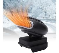 Petit chauffage d'appoint 170 W 18 V alimenté par batterie, 2 vitesses, petit chauffage électrique pour la maison, la chambre à coucher, le bureau, ventilateur électrique portable adapté pour BL1815