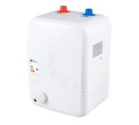 Petit chauffe-eau 6 litres basse pression 1500 W | Eau chaude rapide sans attente : chauffe-eau sans pression avec thermostat, IPX4, protection contre la surchauffe et le
