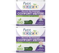 Petit Chêne® Baume de Massage Confort Ventre 2x40 ml