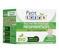 Petit Chêne Baume De Massage Respiration Bio Pot 40ml