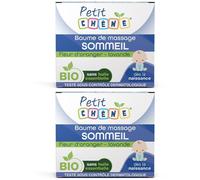 Petit Chêne® Baume de Massage Sommeil 2x40 ml