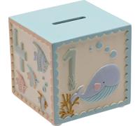 Petit Cheri Résine Mer Cube Tirelire WD420 (Taille unique) (Jaune)