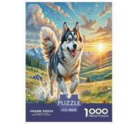 Petit Chien Lion Puzzle 1000 Pièces Educa Jouet en Bois Cadeau Unique Décoration Intérieure Jeu Éducatif Challenge Toy Adultes Et Enfants À Partir De 14 Ans 38x26cm/1000pcs