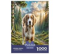 Petit Chien Lion Puzzle 1000 Pièces Educa Jouet en Bois Divertissement Créatif De l'art De La Décoration Jeu Éducatif Challenge Toy Adultes Et Enfants À Partir De 14 Ans 70x50cm/1000pcs