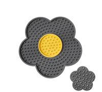 Petit chien, ventouses sécurisées, tapis à lécher améliore l'expérience du tapis à lécher au beurre, jouets interactifs pour animaux de compagnie, coussin en silicone pour soulager le stress