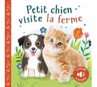 Petit chien visite la ferme