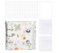 Petit classeur transparent - Carnet de collection d'autocollants | pour cartes, reçus, billets, petits accessoires pour l'école, le bureau, les réunions d'affaires, les étudiants, les enseignants, les
