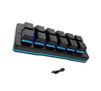 Petit clavier multifonction 12 touches avec pavé numérique coloré pour ordinateurs USB C clavier mécanique
