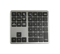 Petit clavier sans fil - Clavier mécanique compact rechargeable, carte de frappe sans fil portable ultra , appareil silencieux à profil bas à 35 touches | Conçu pour les ordinateurs personnels
