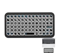 Petit clavier sans fil : clavier sans fil rétroéclairé, clavier sans fil Bluetooth portable, luminosité réglable, ordinateur portable, tablette, smartphone