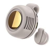 Petit clip sur le ventilateur - ventilateur portable silencieux minuscule ceinture sans pales, 2025 nouveau refroidisseur d'air à 3 vitesses réglable à 3 vitesses, gadgets raffr