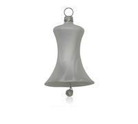 Petit cloches eislack Blanc Lot de 3 D 5 cm Décoration de Noël Arbre de Noël Bijoux Verre soufflé Lauschaer le original