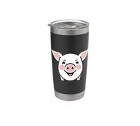 Petit Cochons mignon simple drôle bébé cochon Gobelet isotherme en acier inoxydable double paroi