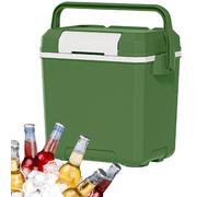 Petit coffre de glace, refroidisseur à coquille dur polyvalent à l'épreuve, organisateur robuste polyvalent pour le camping Travel Beach Picnic Barbecue Fêtes, couche d'isolation épaissie