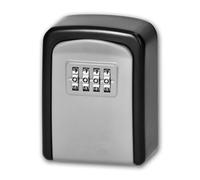Petit coffre-fort à clés avec serrure à code à 4 chiffres, 10 000 combinaisons de codes, capacité 0,06 litre environ, résistant aux intempéries.