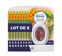 Petit Coin, Désodorisant WC En Continu (7.5ml x8), Parfum Fruits Exotiques, Combat Les Odeurs, Fraîcheur Jusqu'à 50 Jours