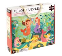 Petit Collage - Puzzle de sol - Mermaid Friends - Jaune - Enfants