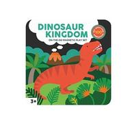 Petit Collage jeu magnétique dinosaures en carton Multicolore G
