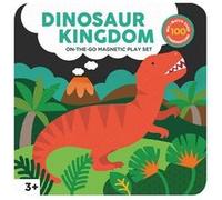 Petit Collage jeu magnétique dinosaures en carton Multicolore G