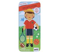 Petit Collage Jeu magnétique Shine Bright Sports Star – 25+ pièces