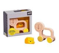 Petit Collage protagoniste lion junior 12 cm bois beige