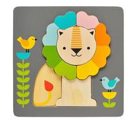 Petit Collage Puzzle en bois Lion