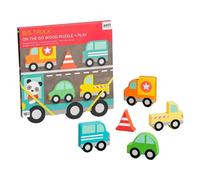 Petit Collage Puzzle en bois robuste Big Truck