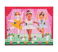 Petit Collage puzzle ballerine à deux faces 100 pièces
