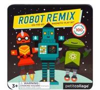 Petit Collage Set de jeu magnétique Robot Remix 26 pièces Multicolore G