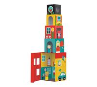 Petit Collage Tour de cubes 1-2-3 avec personnages