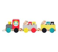 Petit Collage train junior bois beige Beige G