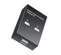 Petit commutateur de partage USB pour imprimante USB pour bureau ou maison Fonction Plug and Play sans effort