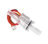 Petit compteur de débit d'eau transparent Appareil de mesure précis des débits d'eau ABS pour une installation facile Compteur de liquide