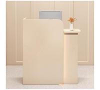 Petit Comptoir d'accueil, Bureau De Réception avec Éclairage LED et Tiroir Verrouillable, Idéal pour Les Bureaux d'accueil, Les Salons De Beauté et Les Halls D'entrée.,2,120 * 45 * 100cm