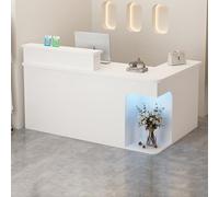 Petit comptoir de réception moderne pour vente et foire commerciale, bureau, bar, caisse avec table de réception, mobilier de réception contemporain