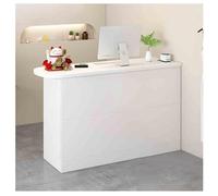 Petit comptoir de réception moderne - Table de vente élégante pour meubles de bureau, caisse enregistreuse simple et bureau de réception, 80 cm, idéale pour un usage professionnel