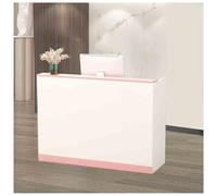 Petit comptoir de vente au détail avec tiroir verrouillable et étagères ouvertes, bureau de réception pour supermarchés, dépanneurs, hôtels - B3, 80 x 40 x 99,8 cm